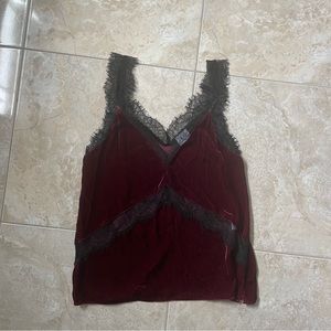 Cami NYC velvet tank